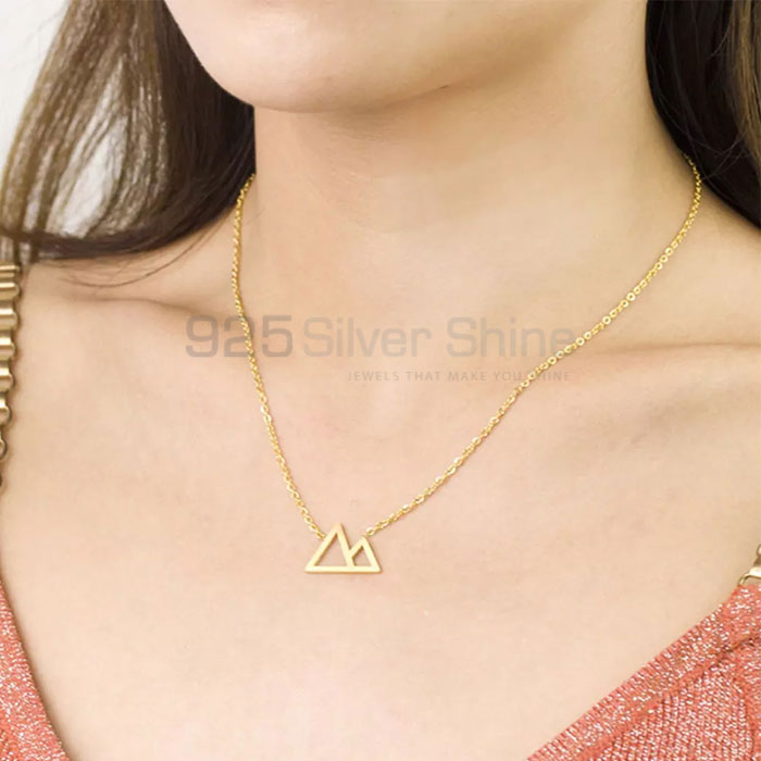 Comes After The Hardest Climb Necklace In Sterling Silver MUMN408_2