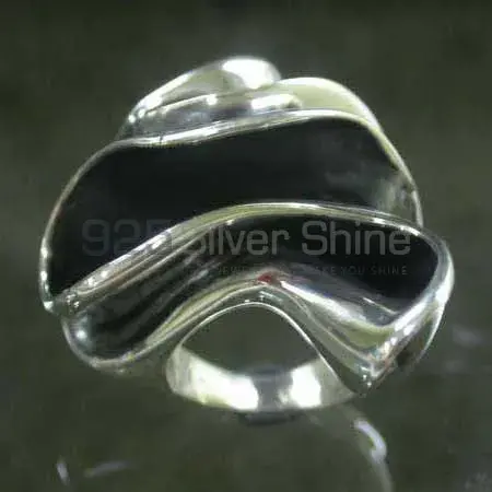 Comfortable Plain Fine Silver Rings Jewelry 925SR2473