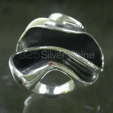 Comfortable Plain Fine Silver Rings Jewelry 925SR2473_0