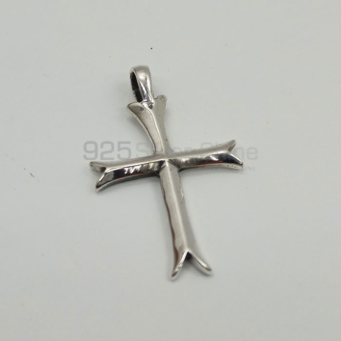 Cross Designer Charm Pendant In Sterling Silver 925NSP06_3