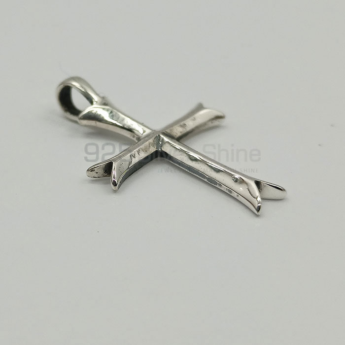 Cross Designer Charm Pendant In Sterling Silver 925NSP06_5