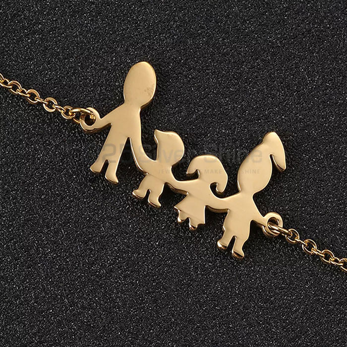 Custom Family Minimalist Bracelet In 925 Sterling Silver FAMB111