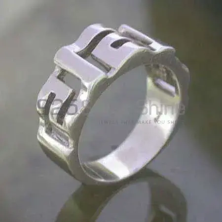 Custom Plain 925 Solid Silver Rings Jewelry 925SR2492