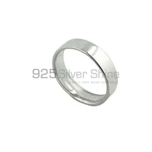 Custom Plain 925 Solid Silver Rings Jewelry 925SR2687
