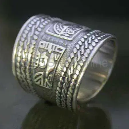 Custom Plain Fine Silver Rings Jewelry 925SR2459