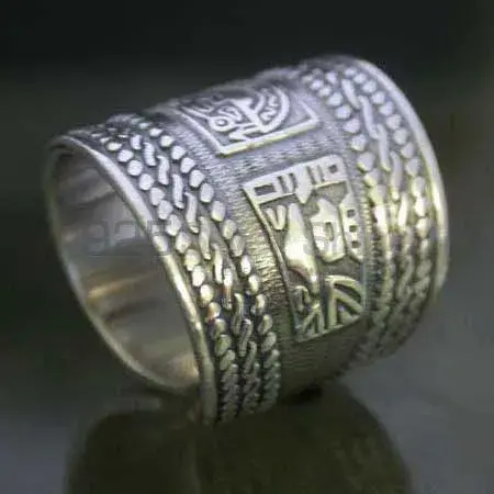 Custom Plain Fine Silver Rings Jewelry 925SR2459_0