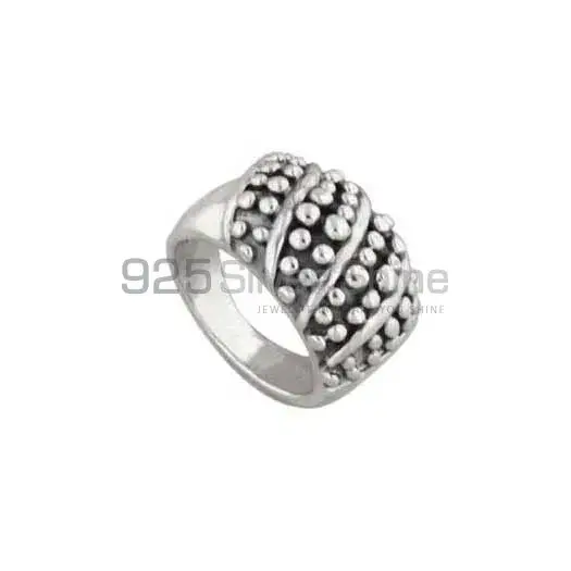 Custom Plain Fine Silver Rings Jewelry 925SR2654