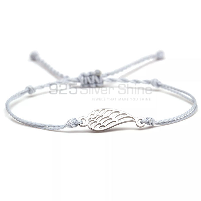 Customized Angel Wing Bracelet Jewelry In 925 Sterling Silver AWMB03