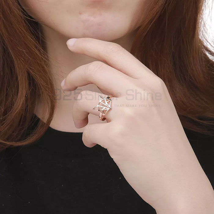 Cute Ring, Designer Animal Minimalist Rings In 925 Sterling Silver AMR312_0