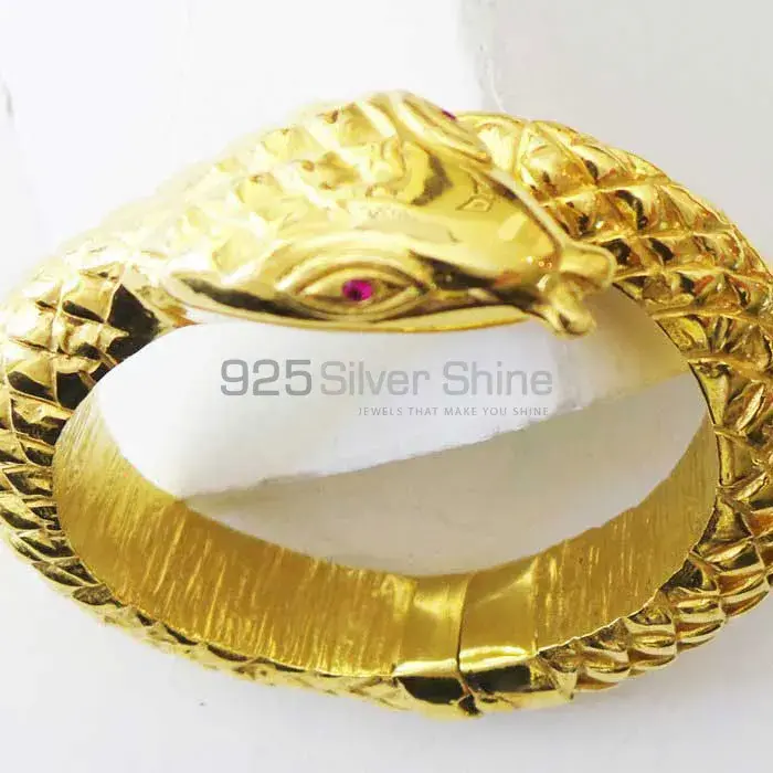 925 Sterling Silver Bangle In Gold Plated Jewelry 925SSB289
