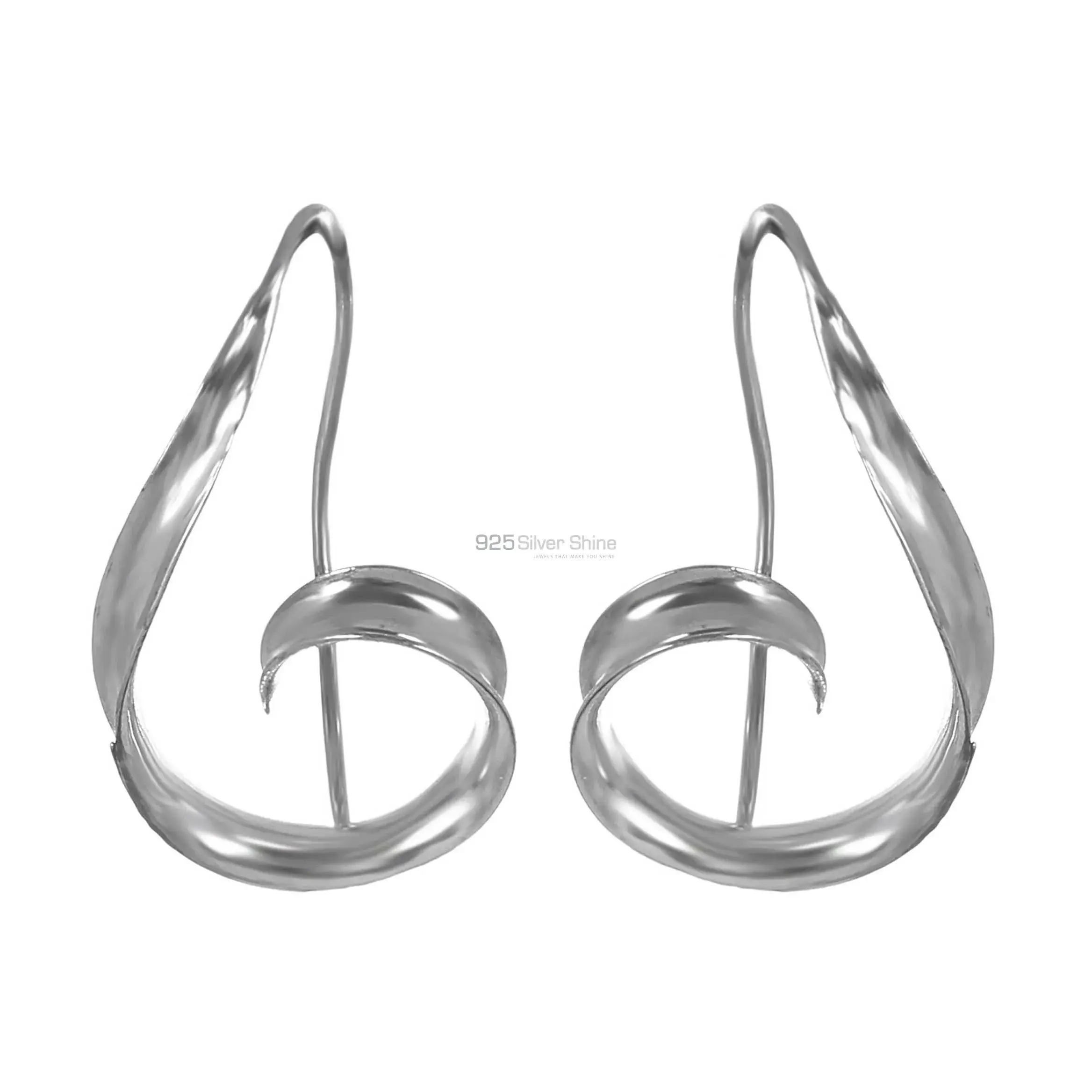 925 Sterling Silver Earrings 925SE243_1