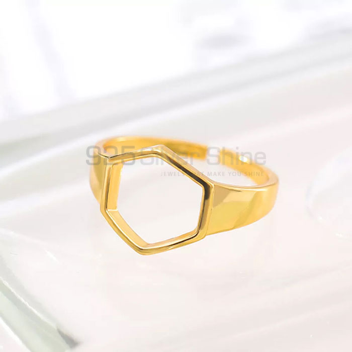 Geometric Minimalist Ring In Sterling Silver GMMR301