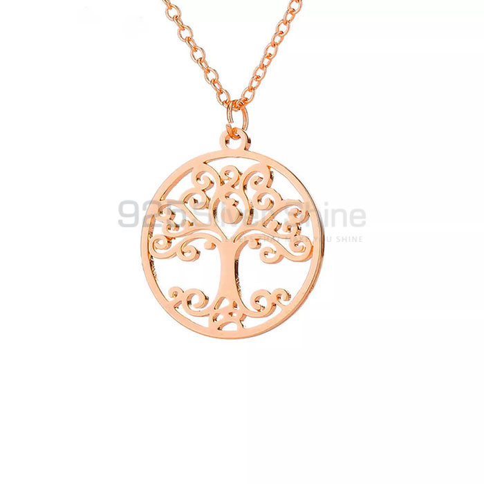 Designer Life Of Tree Necklace In Sterling Silver TLMN621_1