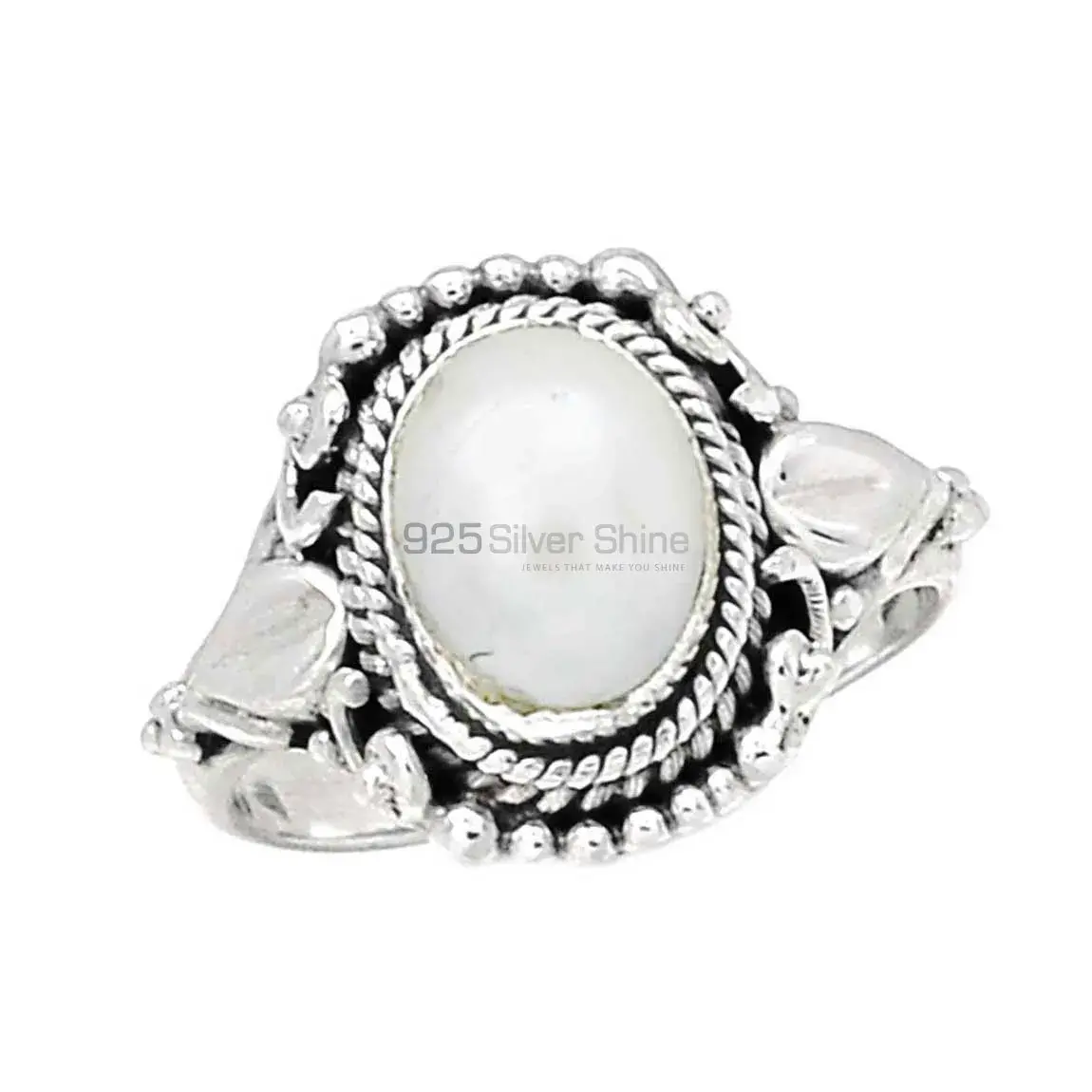 Pearl Gemstone Ring In Silver 925SR2263_1