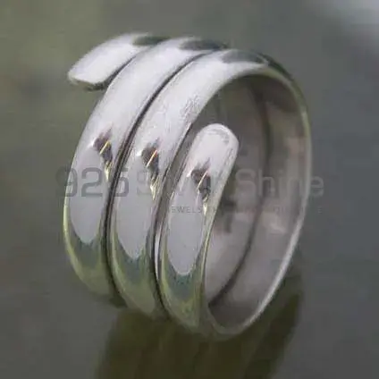 Designer Plain 925 Solid Silver Rings Jewelry 925SR2446