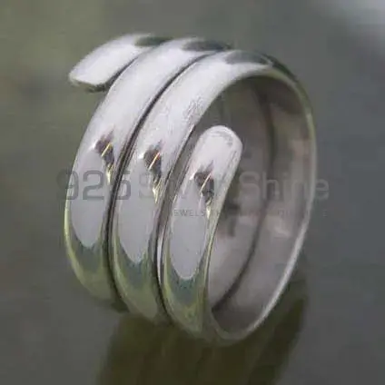 Plain 925 Solid Silver Rings Jewelry 925SR2446_0