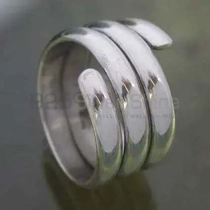 Plain 925 Solid Silver Rings Jewelry 925SR2446_1