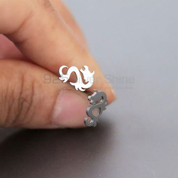 Dinosaur Earring, Top Selections Animal Minimalist Earring In 925 Sterling Silver AME69_1