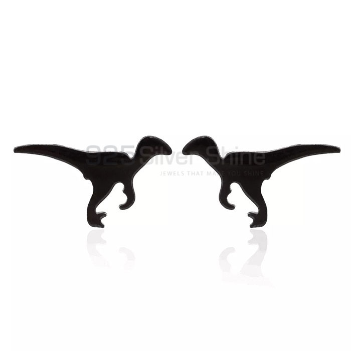 Dinosaur Earring, Wholesale Animal Minimalist Earring In 925 Sterling Silver AME43_1