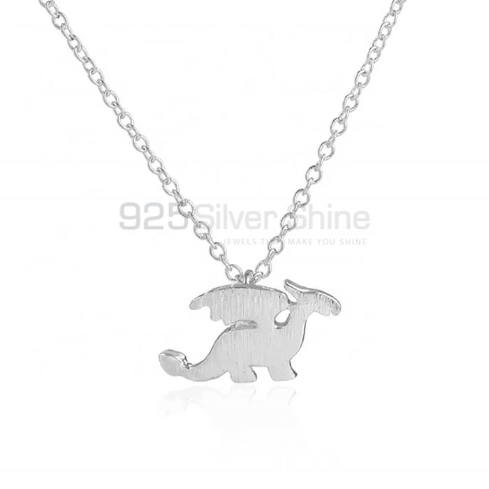 Dinosaur Necklace, Best Quality Animal Minimalist Necklace In 925 Sterling Silver AMN193