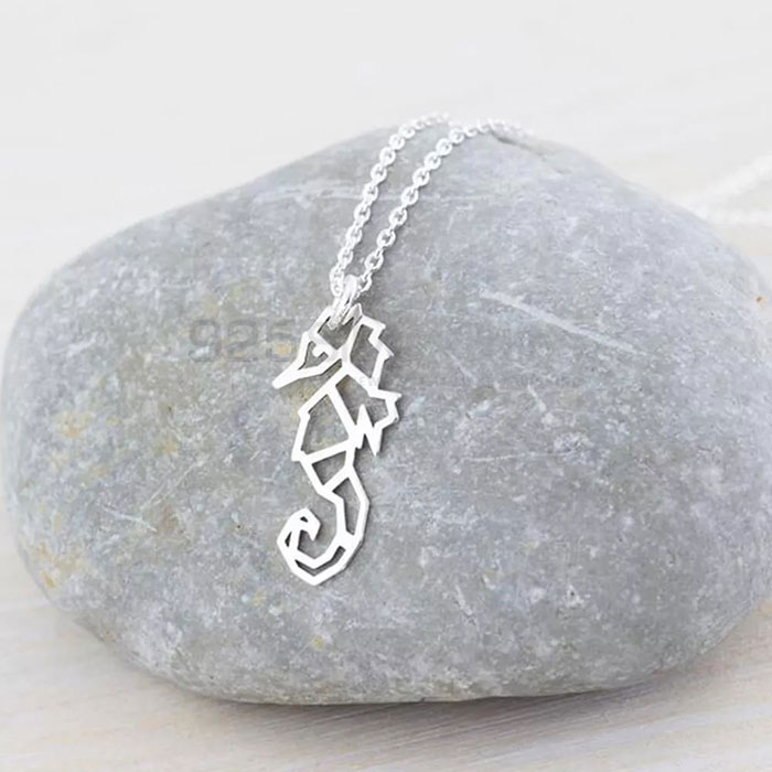 Dinosaur Necklace, Handmade Animal Minimalist Necklace In 925 Sterling Silver AMN229