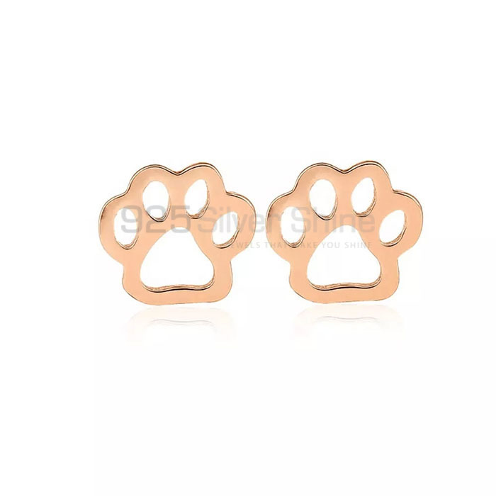 Dog Cat Paw Earring, Best Design Animal Minimalist Earring In 925 Sterling Silver AME48_0