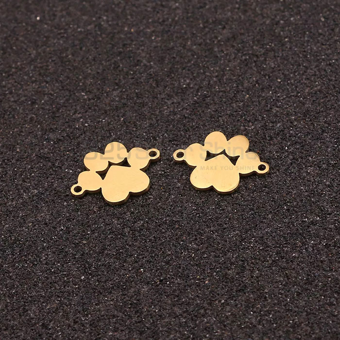 Dog Cat Paw Pendant, Hand Made Animal Minimalist Pendant In 925 Sterling Silver AMP262_1