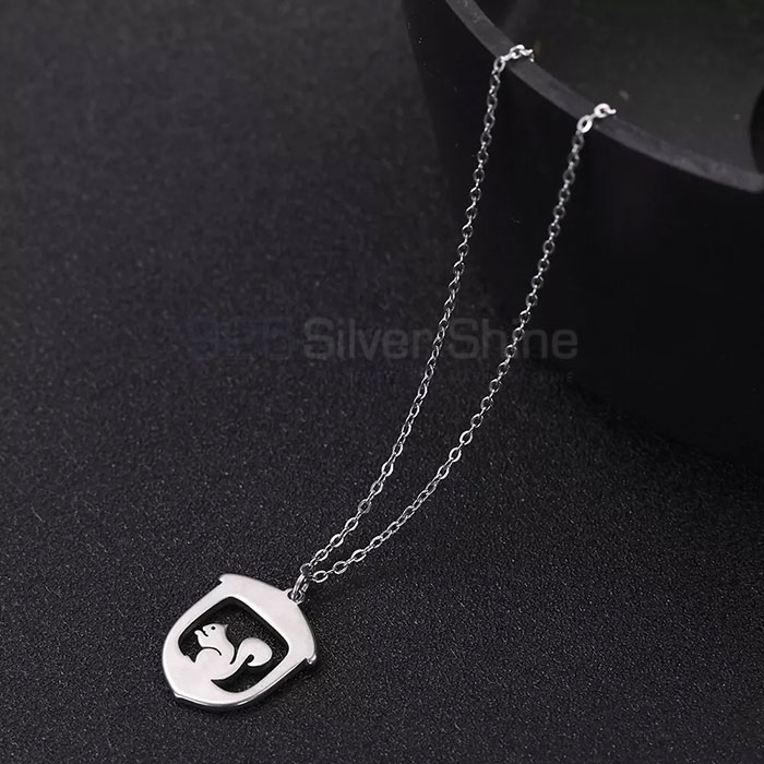 Dough Necklace, Animal Minimalist Necklace In 925 Sterling Silver AMN164_0