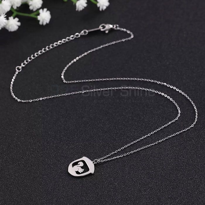 Dough Necklace, Latest Animal Minimalist Necklace In 925 Sterling Silver AMN164_1