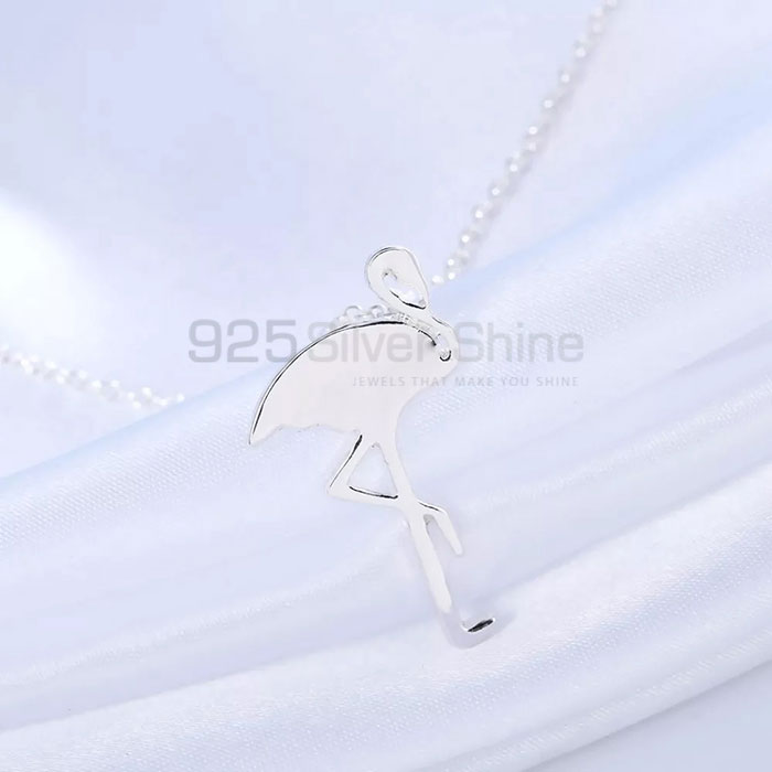 Duck Necklace, Handmade Animal Minimalist Necklace In 925 Sterling Silver AMN244_1