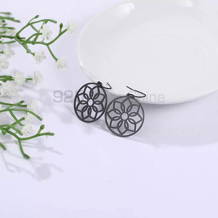 Elegant Design 925 Silver Geometric Minimalist Dangle Earring GMME285_2