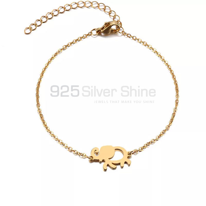 Elephant Bracelet, Wide Rang Animal Minimalist Bracelet In 925 Sterling Silver AMB14_0
