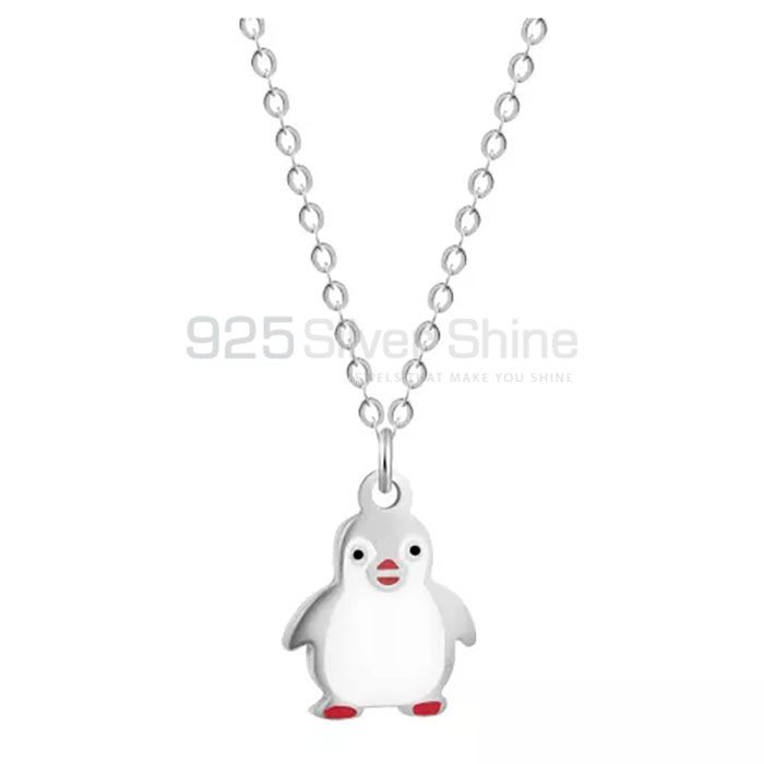 Emoji Monkey Penguin Necklace, Stunning Animal Minimalist Necklace In 925 Sterling Silver AMN114