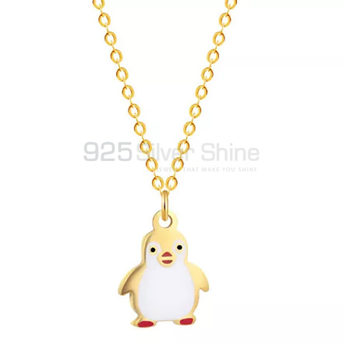 Emoji Monkey Penguin Necklace, Stunning Animal Minimalist Necklace In 925 Sterling Silver AMN114_0