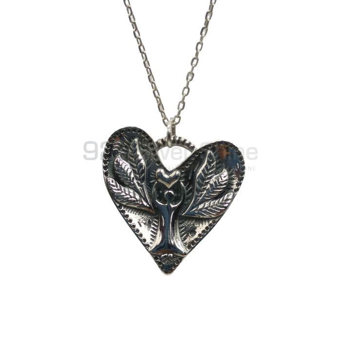 Ethnic Look Angle Pendant In 925 Sterling Silver 925NSP13_0