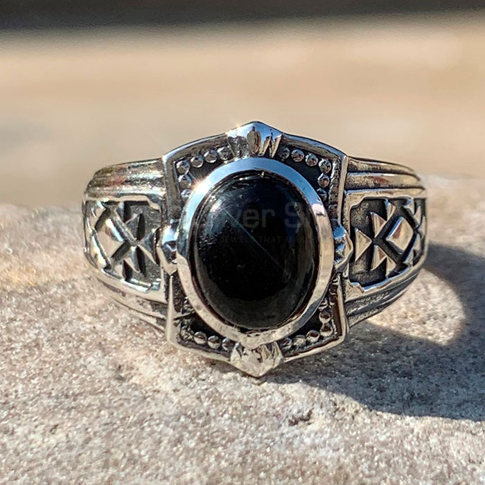 Ethnic oxidized 925 Silver Ring In Sterling Silver Jewelry SSR229_1