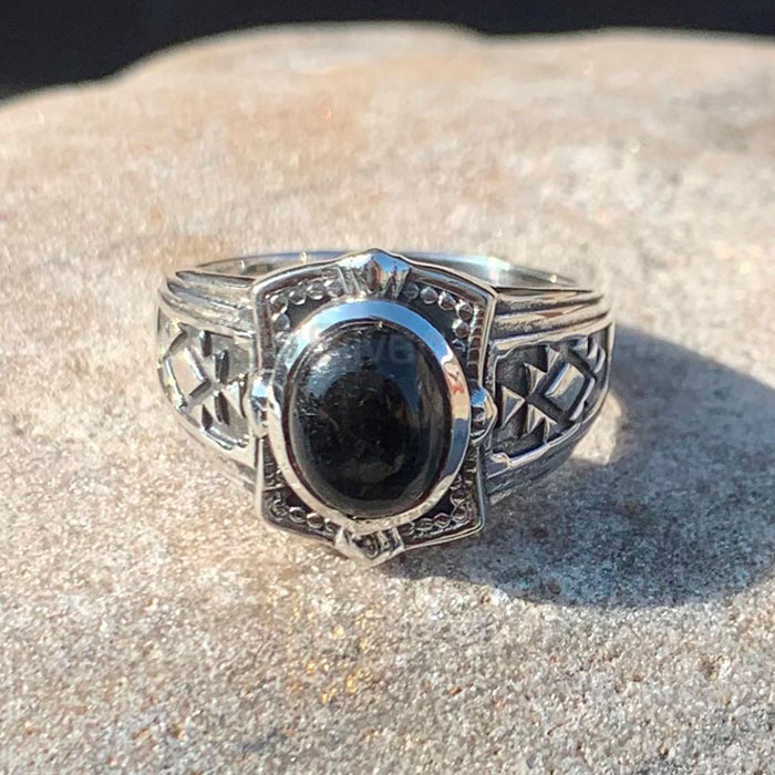 Ethnic oxidized 925 Silver Ring In Sterling Silver Jewelry SSR229_2