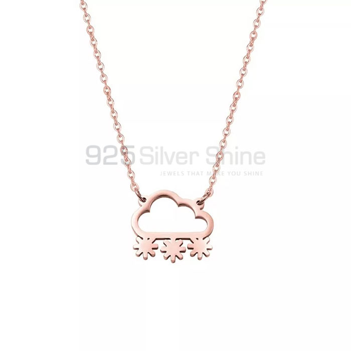 Exclusive Cloud Minimalist Necklace In 925 Silver Jewelry CLMN23_0