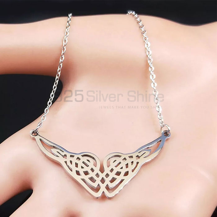 Exclusive Designs Filigree Necklace In Sterling Silver FGMN172_1