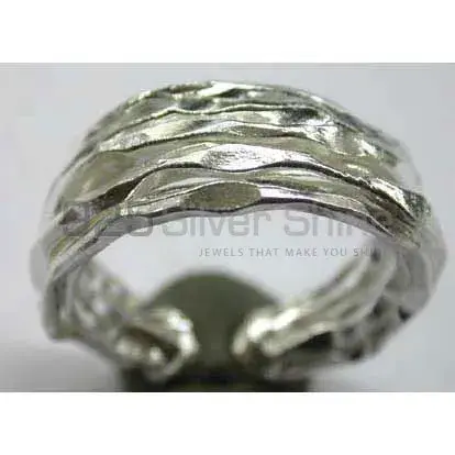 Exclusive Plain Fine Silver Rings Jewelry 925SR2498