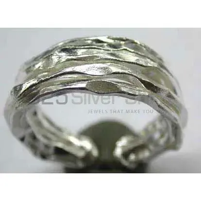 Exclusive Plain Fine Silver Rings Jewelry 925SR2498_0