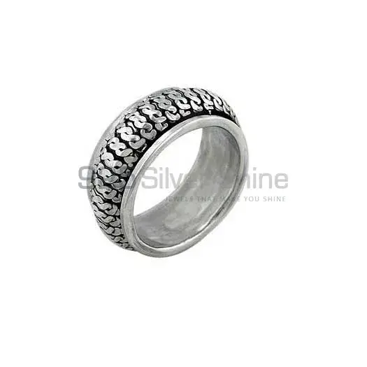 Plain Solid Sterling Silver Rings Jewelry 925SR2660_0