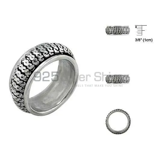 Exclusive Plain Solid Sterling Silver Rings Jewelry 925SR2660_0