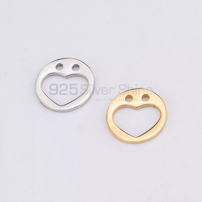 Face Cut Smiley Charm Pendant In Sterling Silver SMMP439
