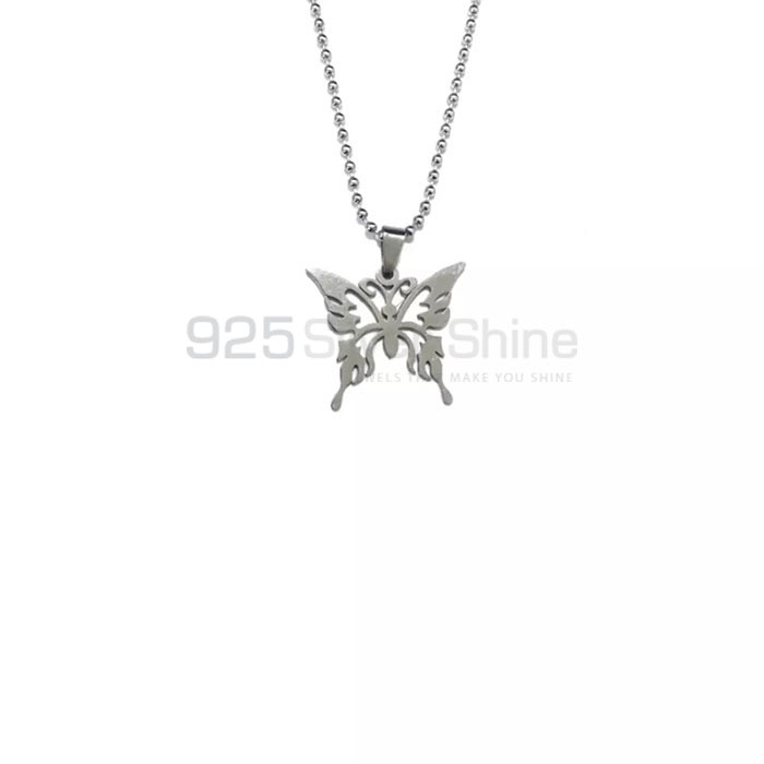 Filigree Butterfly Necklace, Animal Minimalist Necklace In 925 Sterling Silver AMN127