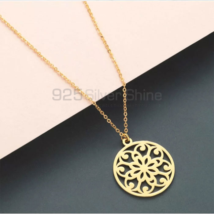 Filigree Design Sterling Silver Handmade Necklace Jewelry FGMN178