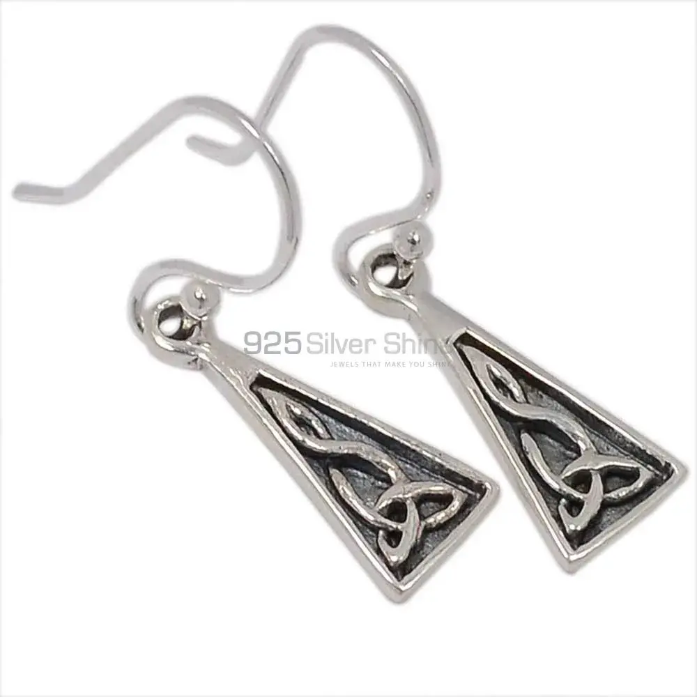 Fine 925 Sterling Silver Cross Earrings Jewelry 925SE2892_1