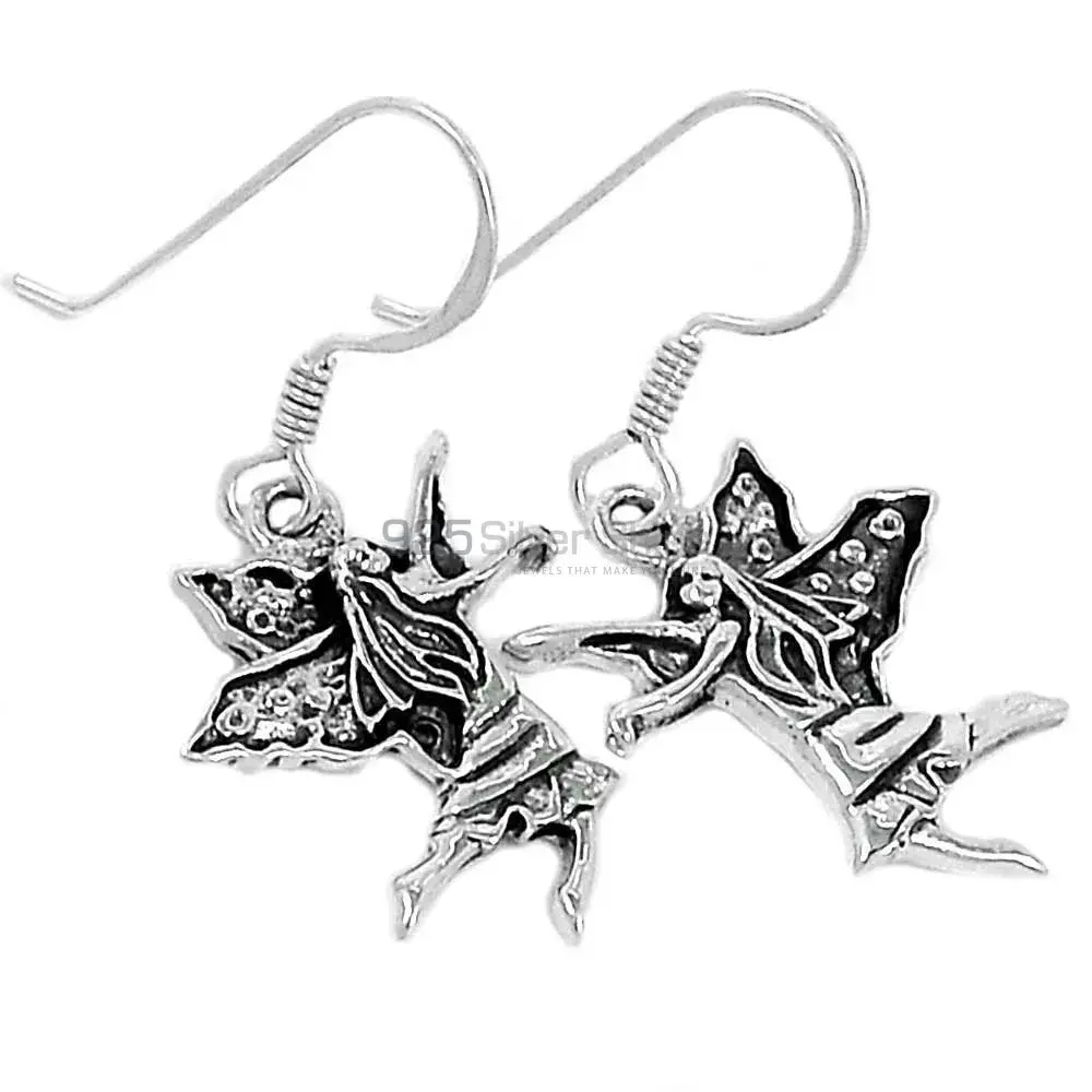 Fine 925 Sterling Silver Plain earring 925SE2893
