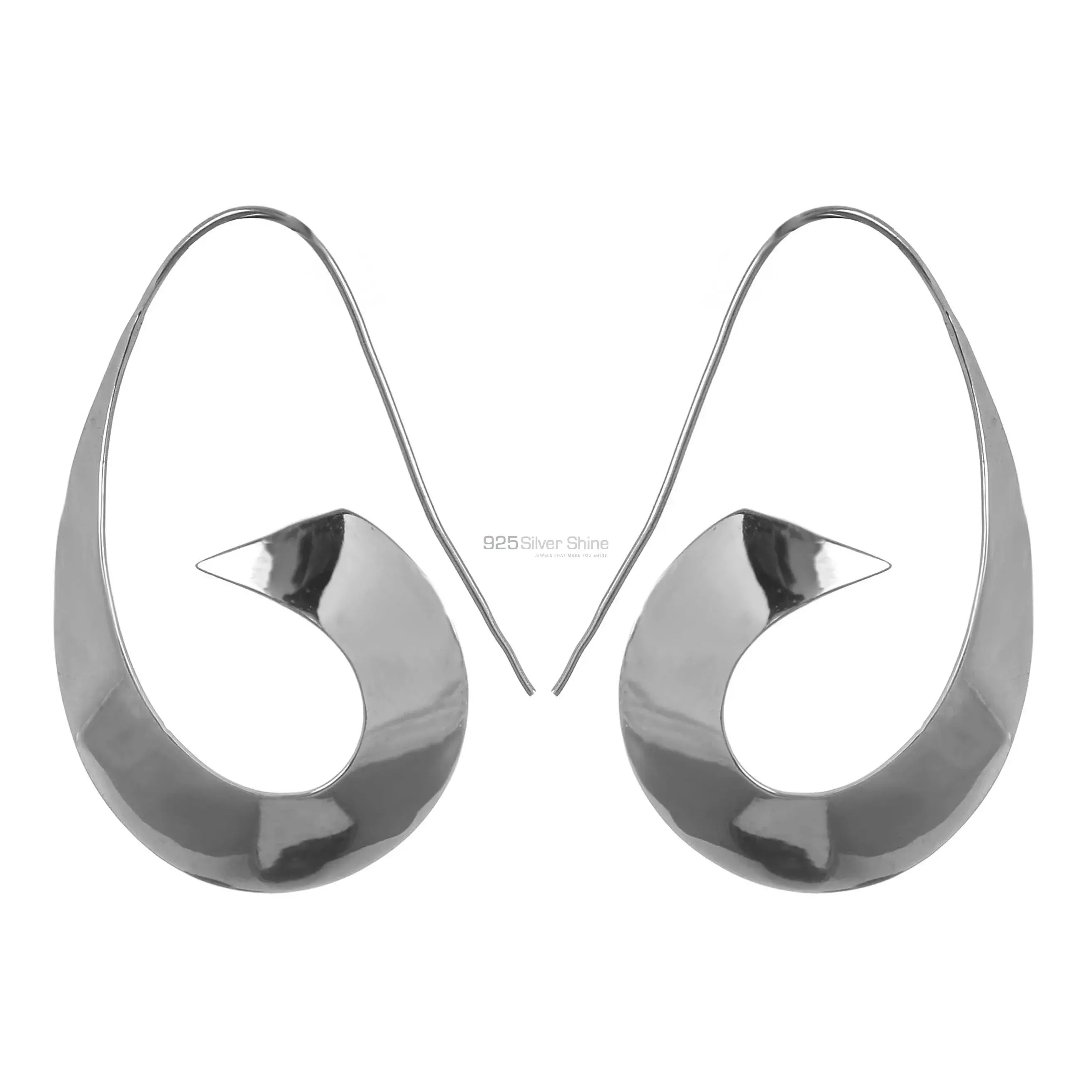 Fine 925 Sterling Silver Earrings 925SE227_0