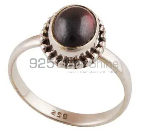 Garnet Birthstone Sterling Silver Engagement Rings 925SR2866_0